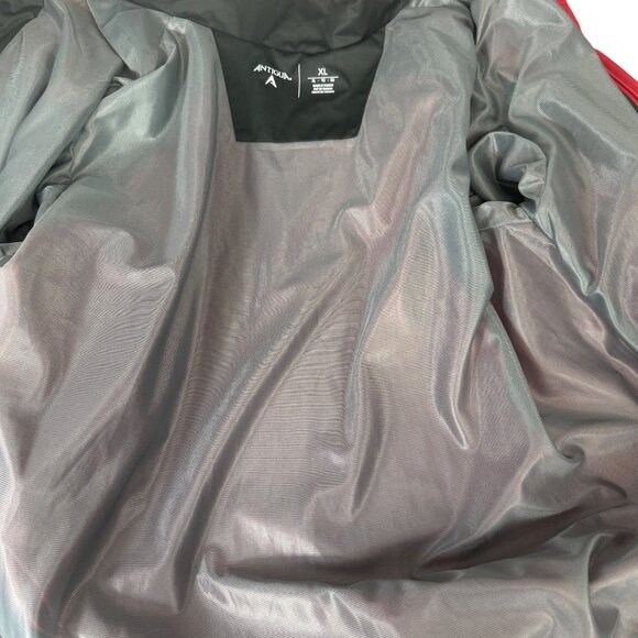 Antigua Angels Windbreaker Jacket Mens XL Red Gray Full Zip Lightweight Athletic - Picture 5 of 7